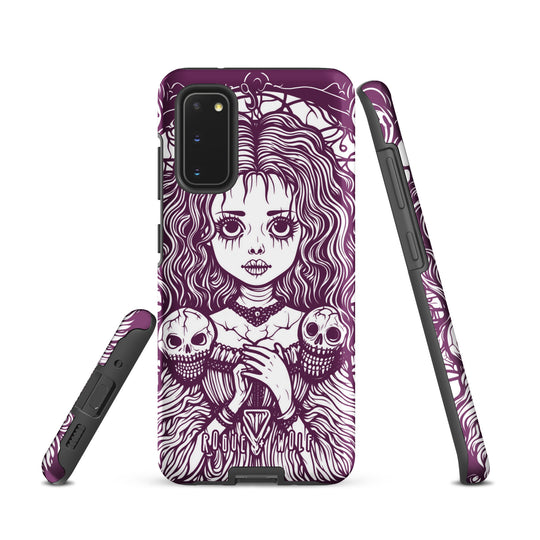 Cursed to Love Strong Phone Case for Samsung - Shockproof Witchy Case Goth Accessory Cool Gothic & Christmas Gifts