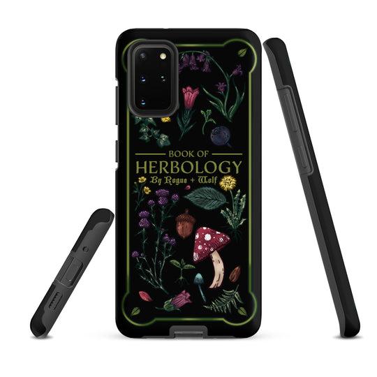 Book of Herbology Shockproof Samsung case - Witchy Goth Phone Accessories Anti-scratch cover
