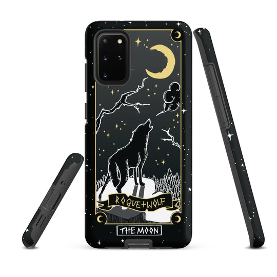 Moon Tarot Tough Phone Case for Samsung - Witchy Shockproof Anti-scratch Goth Accessory Cover Occult Goth Gifts