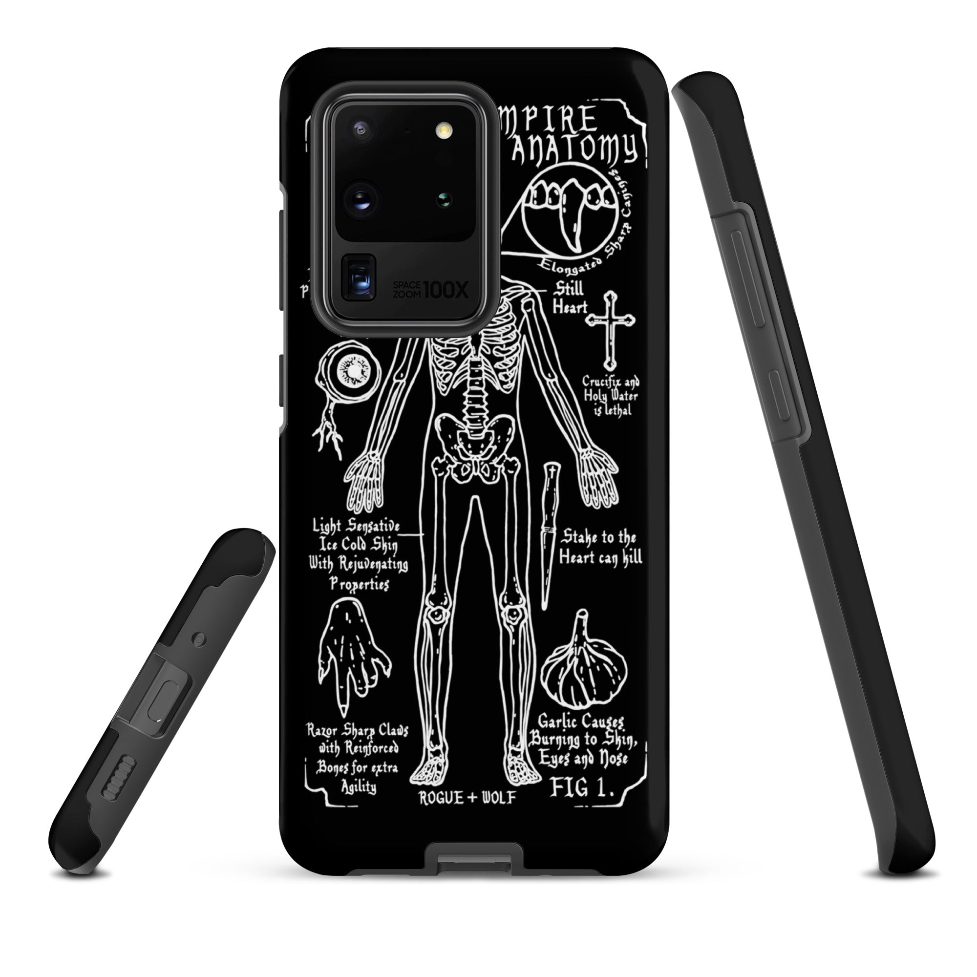 Vampire Anatomy Tough Phone Case for Samsung - Shockproof Anti