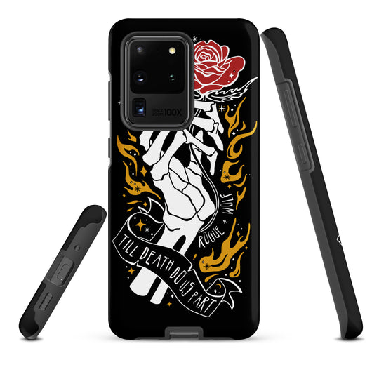 'Till Death Do Us Part’ Tough Phone Case for Samsung - Shock Absorption Protective Cover Witchy Phone Cases