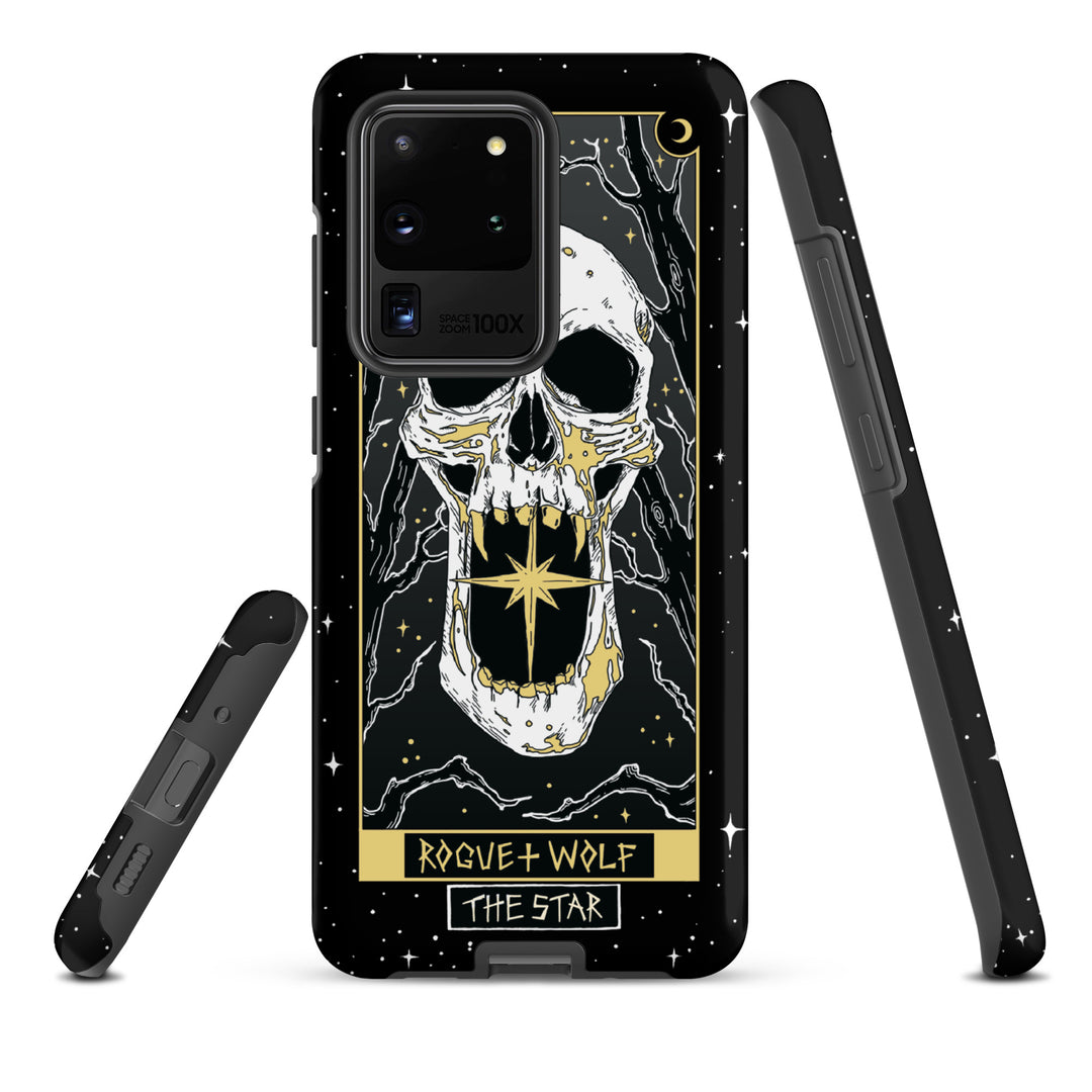 Star Tarot Tough Phone Case for Samsung - Shockproof Anti-scratch Witchy Phone Accessories Goth Cover