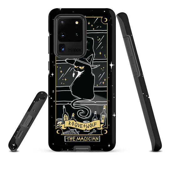 Magician Tarot Tough Phone Case for Samsung - Shockproof Anti-scratch Witchy Goth Phone Case Cover