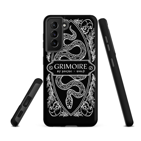 Grimoire Tough Phone Case for Samsung - Shockproof Anti-scratch Witchy Goth Accessories Cover