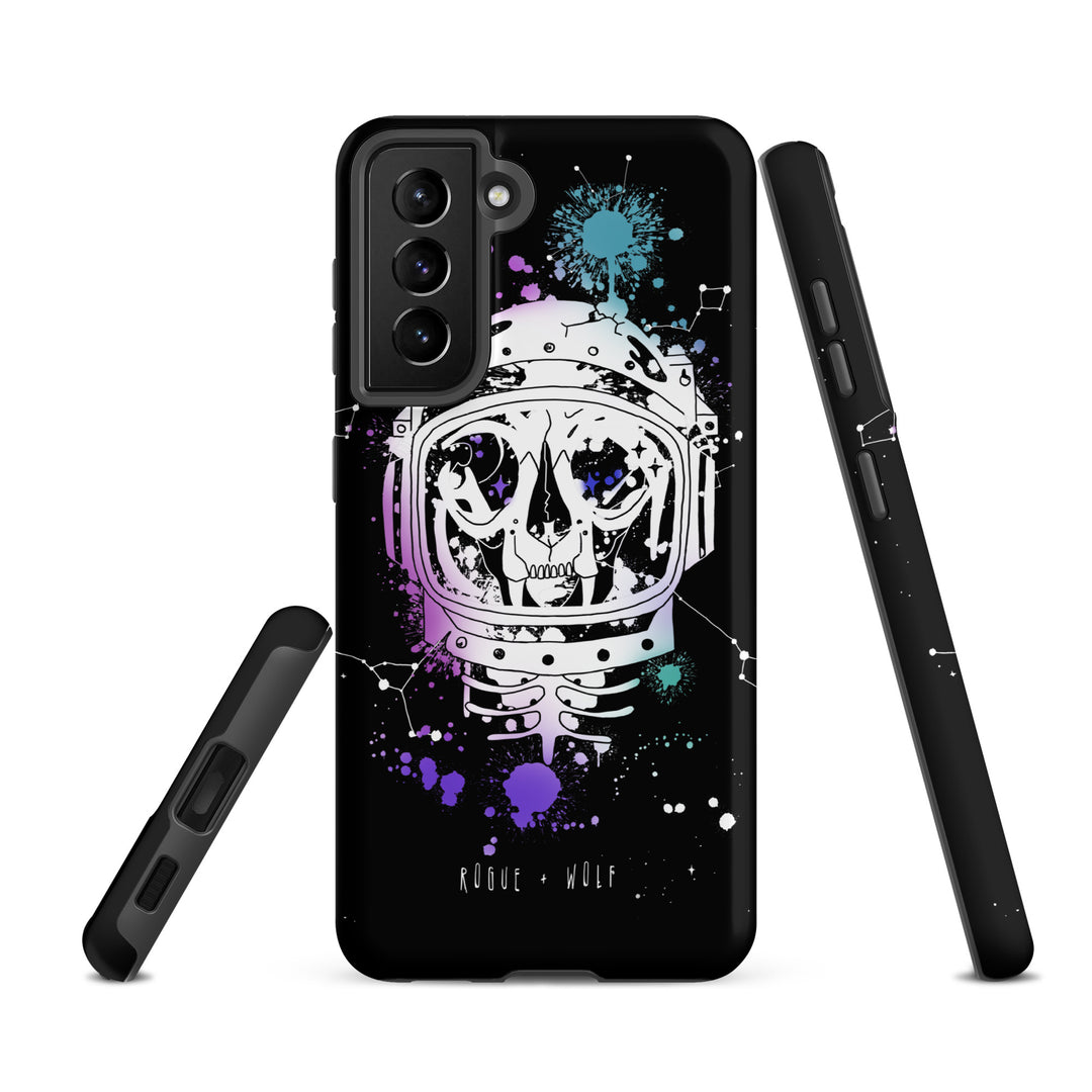 Cat-Astro-Phe Tough Phone Case for Samsung - Grunge Aesthetic Witchy Goth Cell Phone Cover Anti-Scratch Cool Gothic Gift