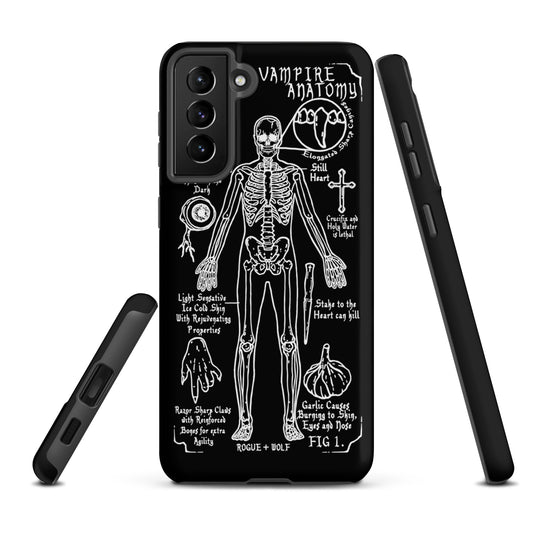 Vampire Anatomy Tough Phone Case for Samsung - Shockproof Anti-scratch Witchy Goth Accessory Cover