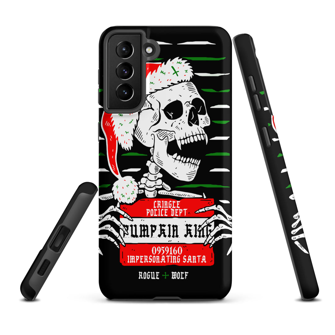 Pumpkin King Tough Phone Case for Samsung - Xmas Goth Anti-scratch Cover Witchy Christmas Gothic Gifts