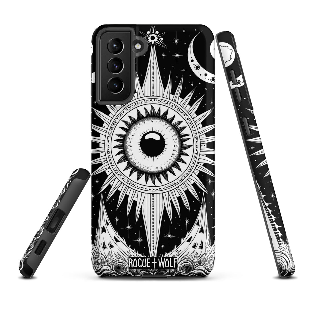 The Cosmos Awakens Tough Phone Case for Samsung - Witchy Goth Shockproof Anti-scratch Case Cool Gothic Gifts