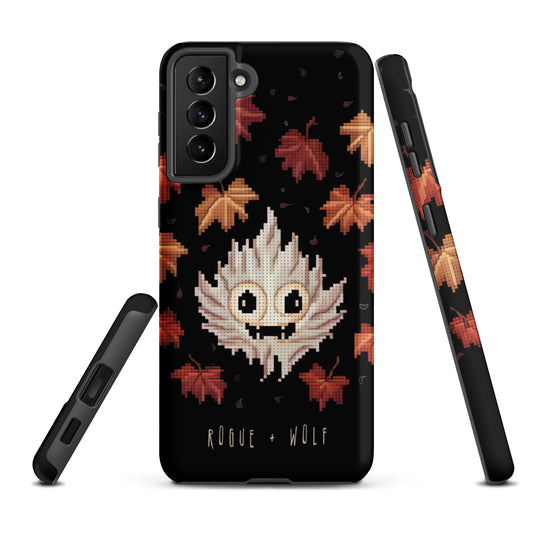 Maple Ghosty Tough Phone Case for Samsung - Dark Academia Anti-Scratch Shockproof Cover, Witchy Goth Accessory, Goth Gifts