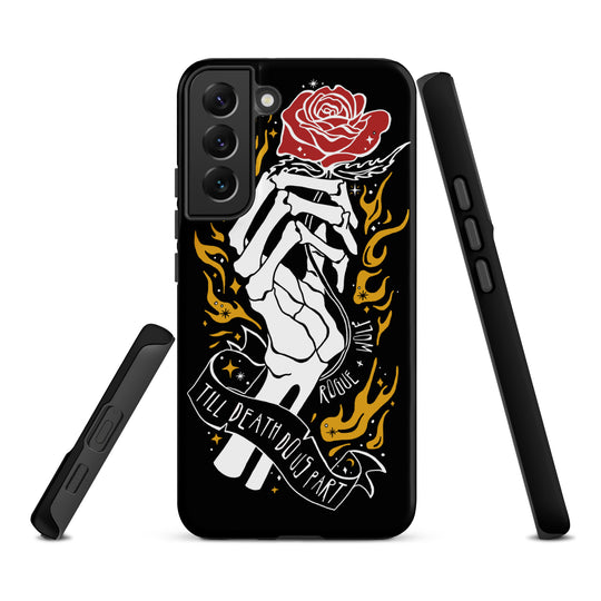 'Till Death Do Us Part’ Tough Phone Case for Samsung - Shock Absorption Protective Cover Witchy Phone Cases