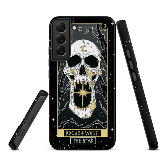 Star Tarot Tough Phone Case for Samsung - Shockproof Anti-scratch Witchy Phone Accessories Goth Cover