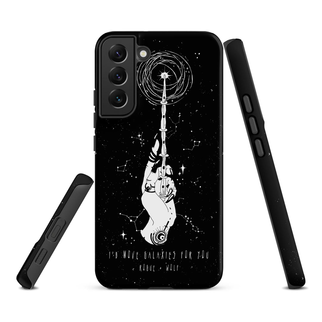 Cosmic Devotion Tough Phone Case for Samsung - Shockproof Witchy Phone Cover Anti-scratch Goth Cell Phone Case Cool Gothic gifts