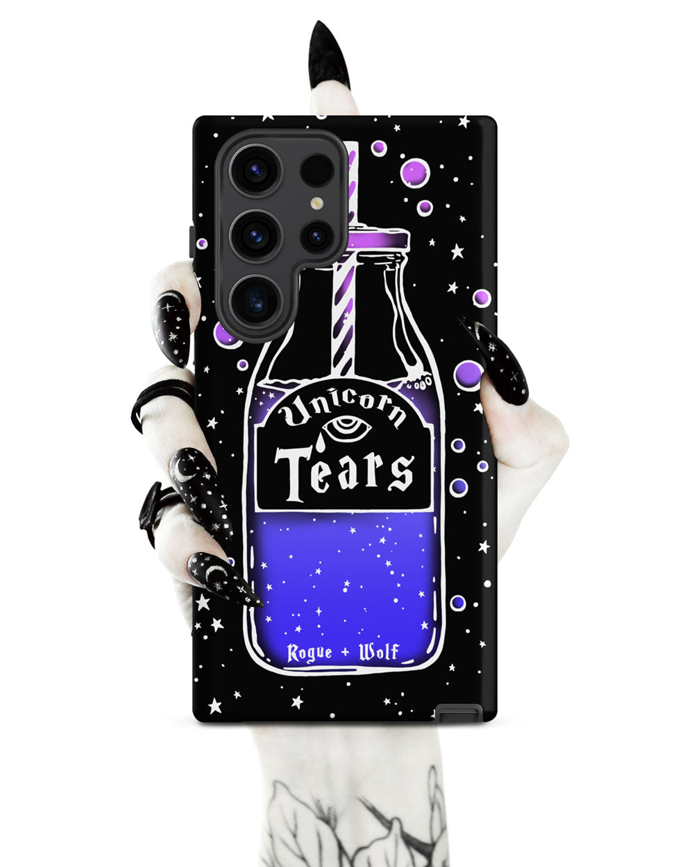 Unicorn Tears Tough Phone Case for Samsung - Witchy Goth Shockproof Anti-scratch Cover Gothic Phone Accessories