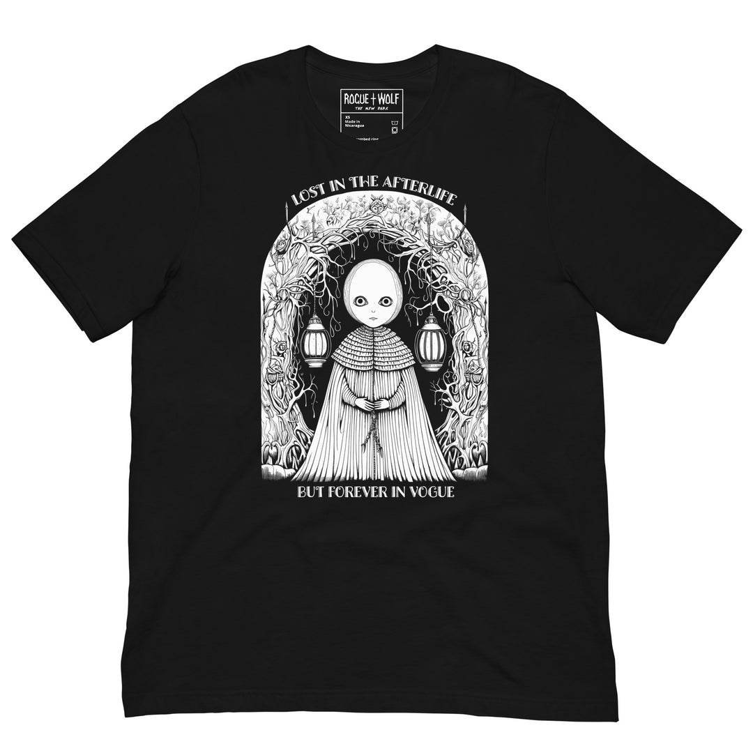 Lost in the Afterlife Tee - Goth T-Shirt Unisex Halloween Dark Academia Witchy Alt Style Occult Fashion Gift
