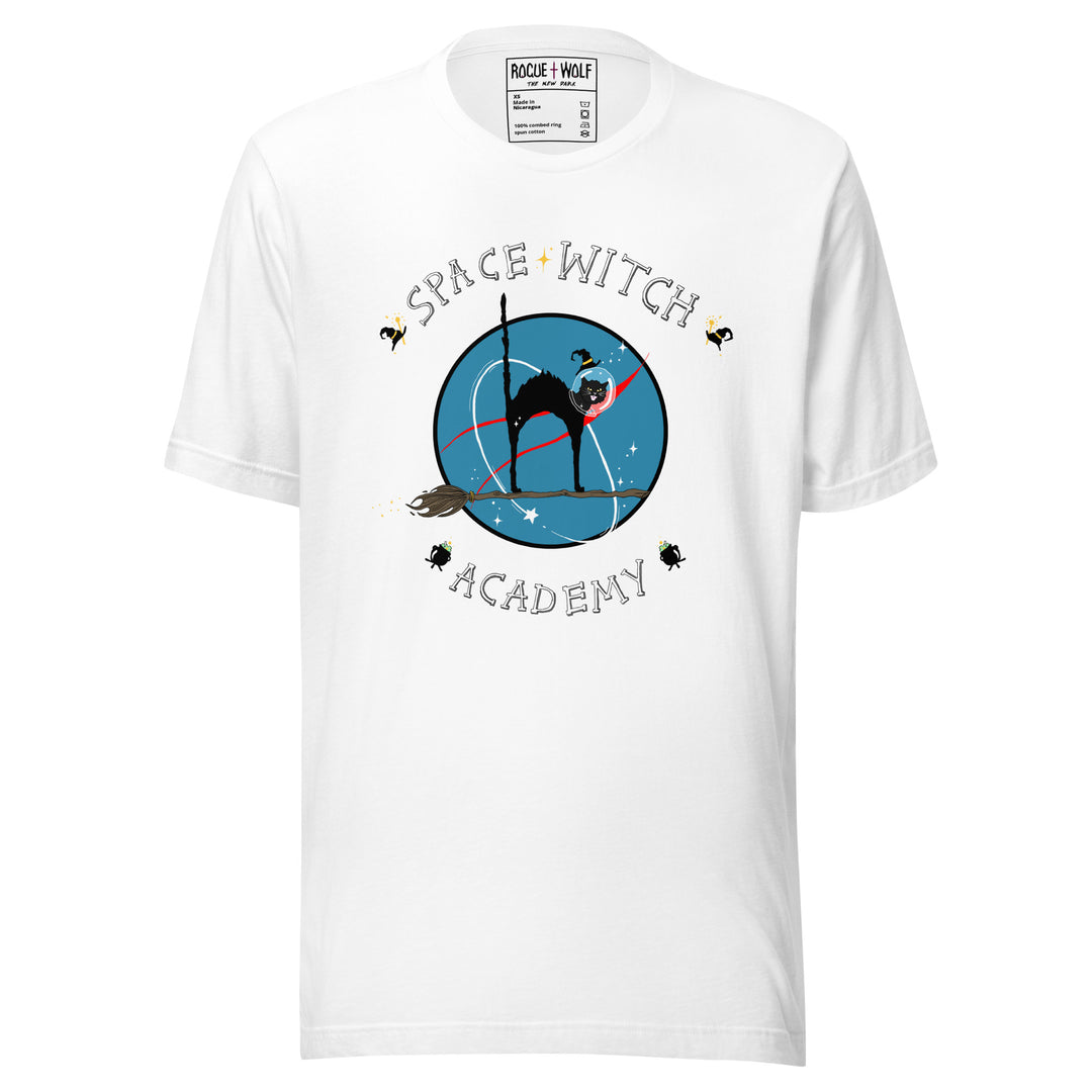 Space Witch Academy Tee - Alt Goth Unisex T-Shirt Cute Space Witchy Top Vegan Clothing Cool Fun Gift