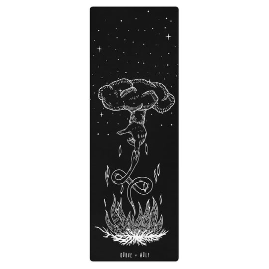 Godbane Yoga Mat - Non Slip Witchy Goth Pagan-Inspired Mat for Yoga Pilates & Fitness Workouts perfect Gift for Yoga lovers