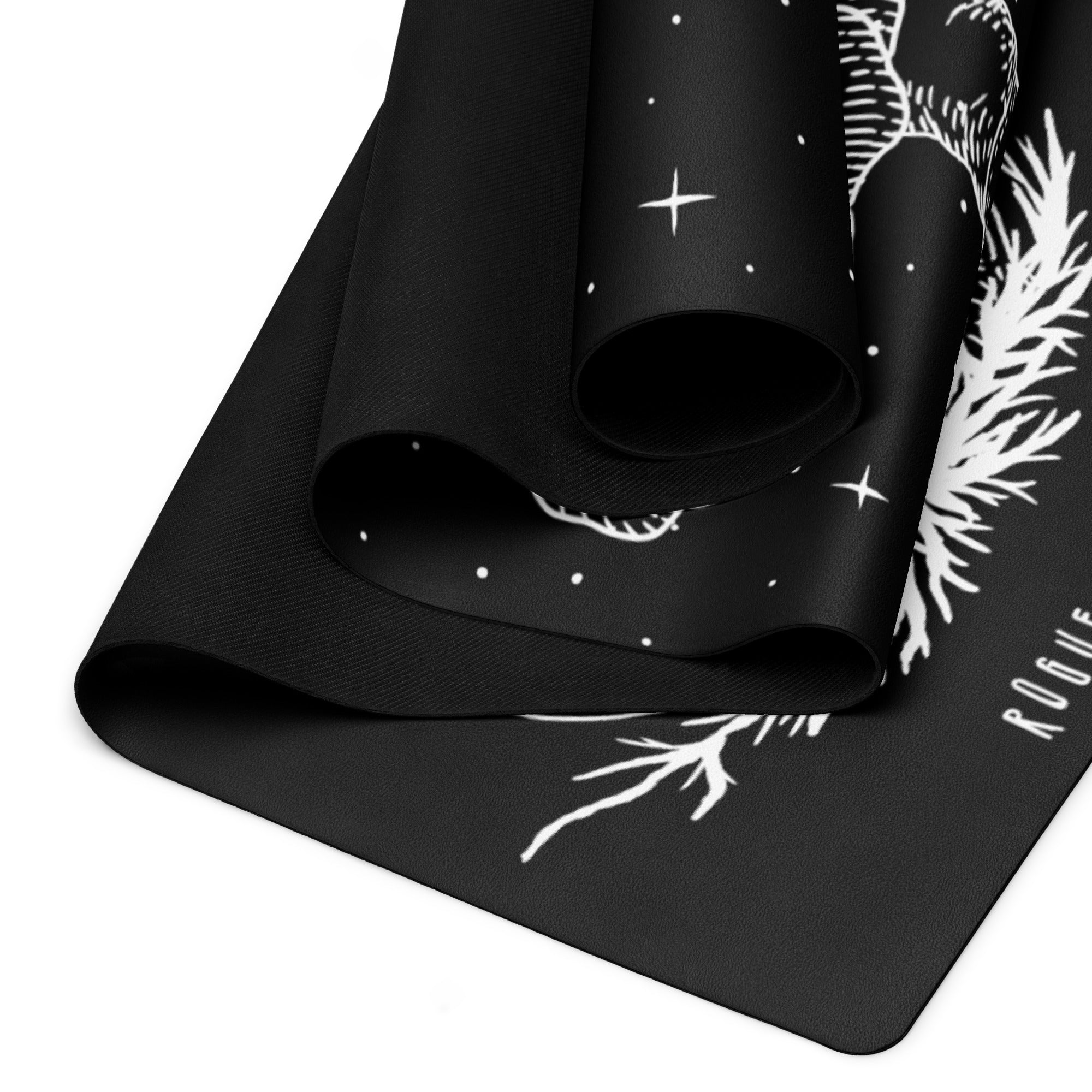 Godbane Yoga Mat - Non Slip Witchy Goth Pagan-Inspired Mat for