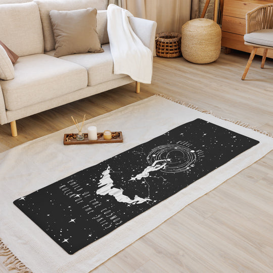 Cosmos Yoga Mat - Witchy Goth Non-Slip Exercise Mat for Yoga Pilates Fitness Cool Gothic Gift for yoga lovers