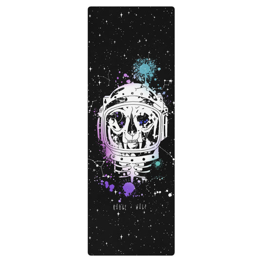 Cat-Astro-Phe Yoga Mat - Grunge Goth Witchy Style Non-Slip Exercise Mat for All Yoga Lovers & Goths
