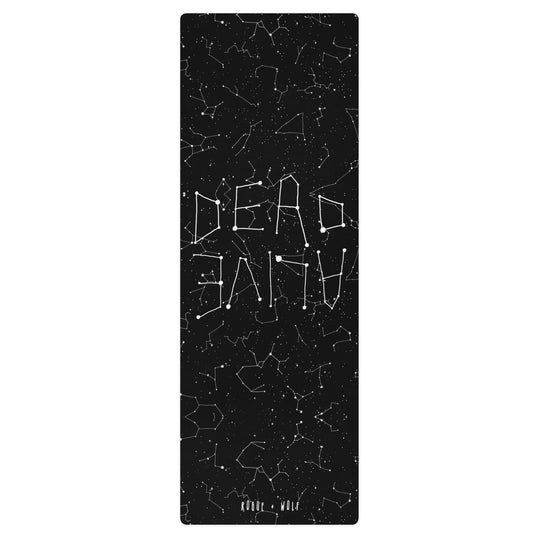 Dead or Alive Yoga Mat  - Non Slip Exercise Mat for Yoga Pilates Stretching Floor Workouts Witchy Goth Yoga Gifts