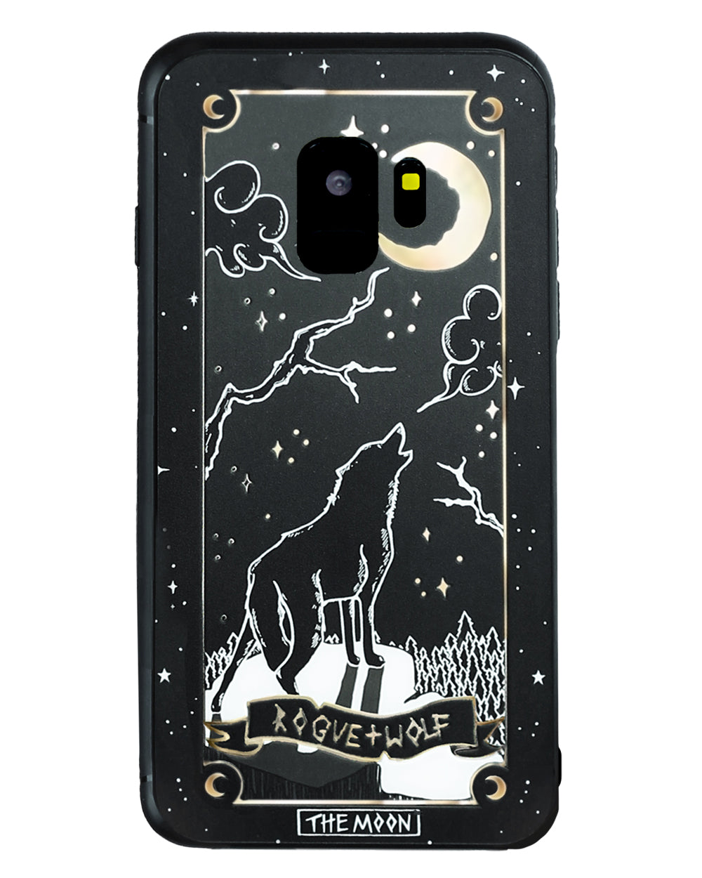 The Moon Tarot Phone Case - Mirror Gold Details – Rogue + Wolf