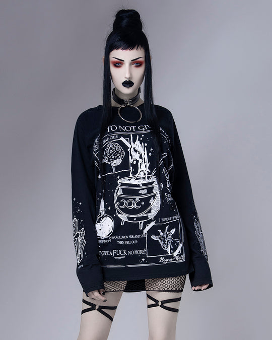 A Spell To Not Give A Sh*t  - Long Sleeve Tee