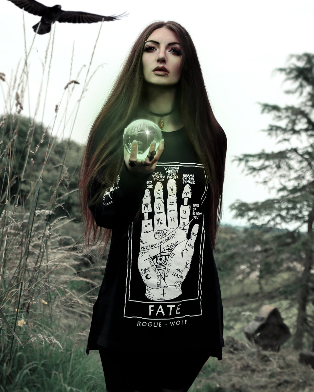 Fate Tarot Long Sleeve Tee