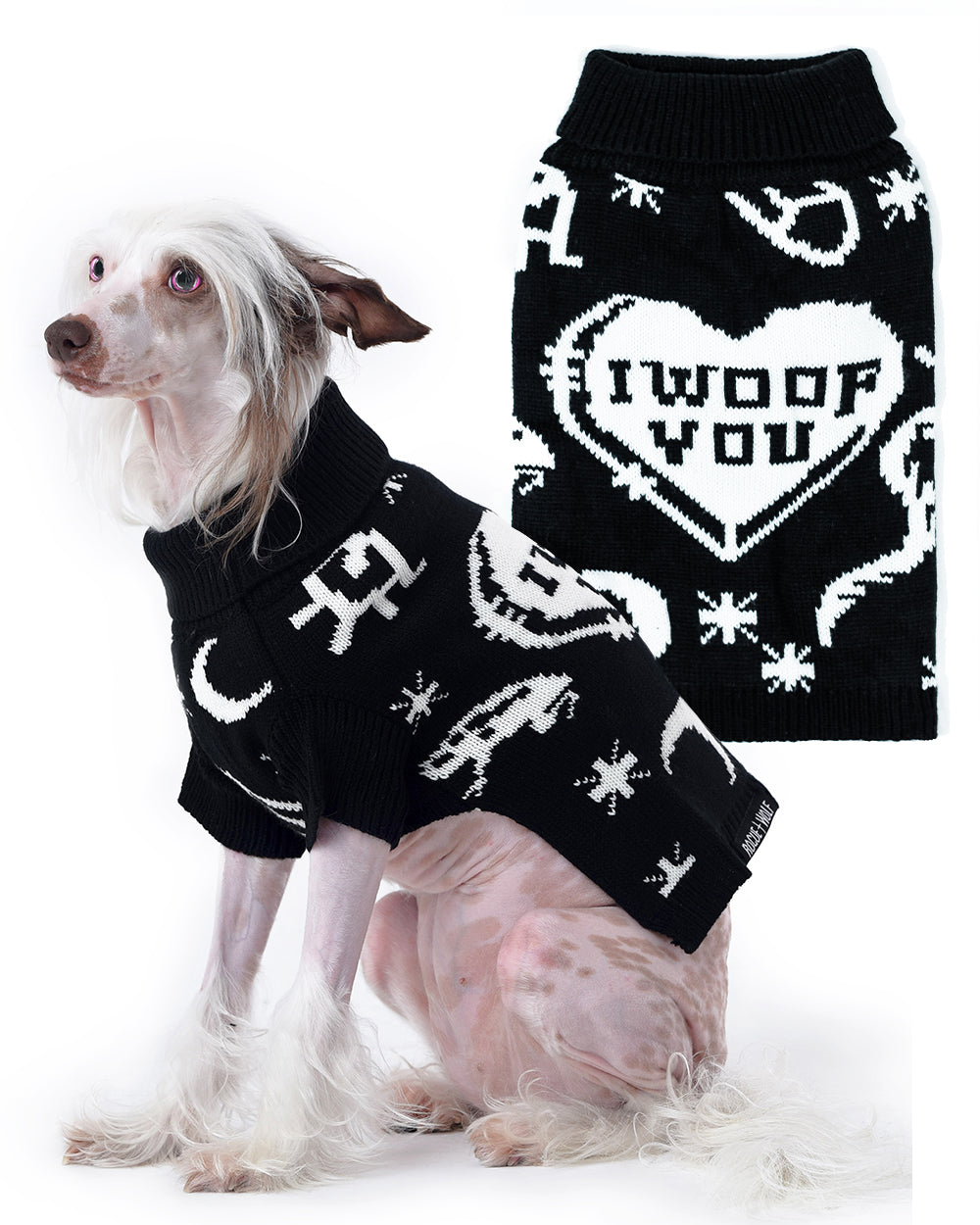 Sworn Enemy Knitted Pet Sweater - Dog or Cat – Rogue + Wolf