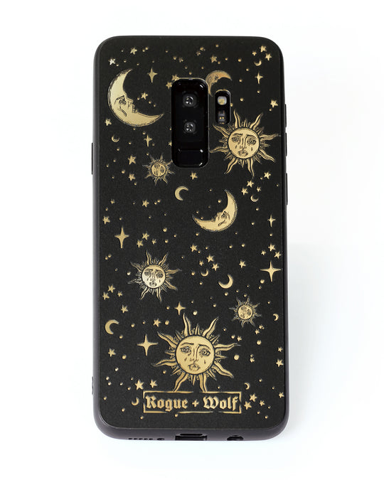 Celestial Phone Case - Mirror Gold Details