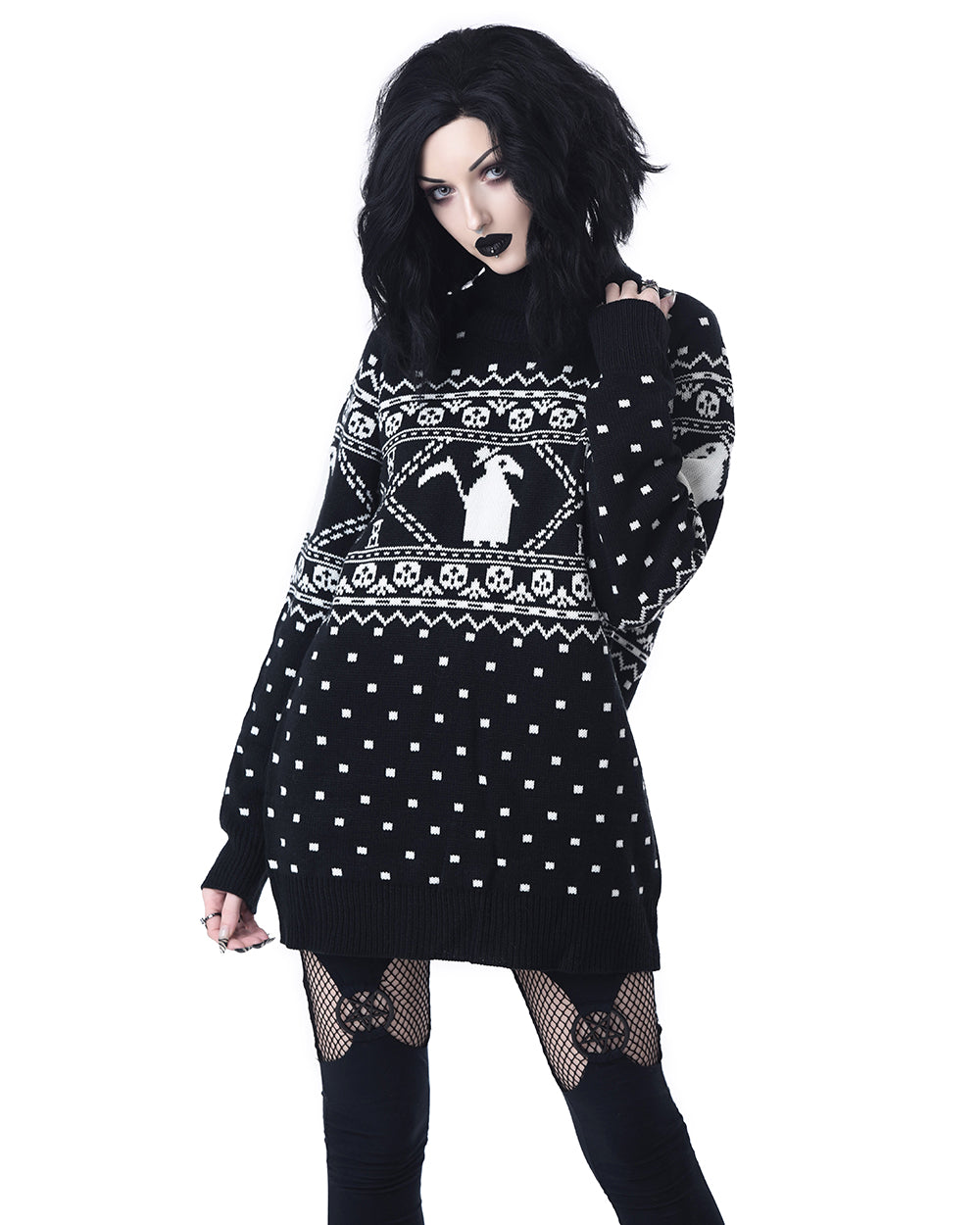 Plague Doctor Knitted Sweater