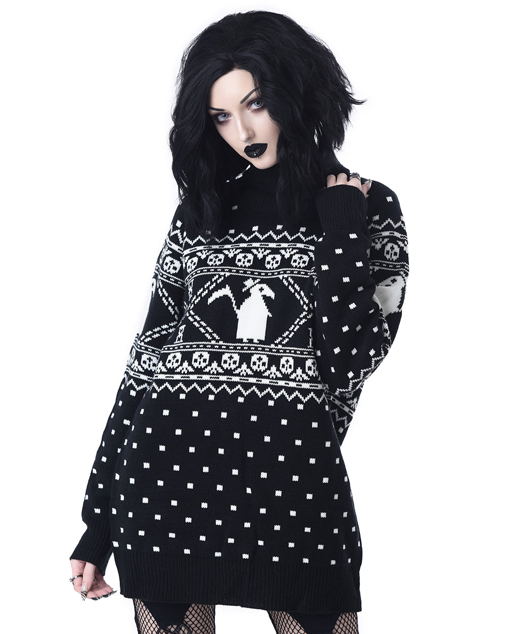 Plague Doctor Knitted Sweater